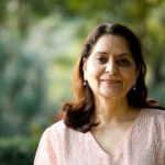 senior woman looking at camera